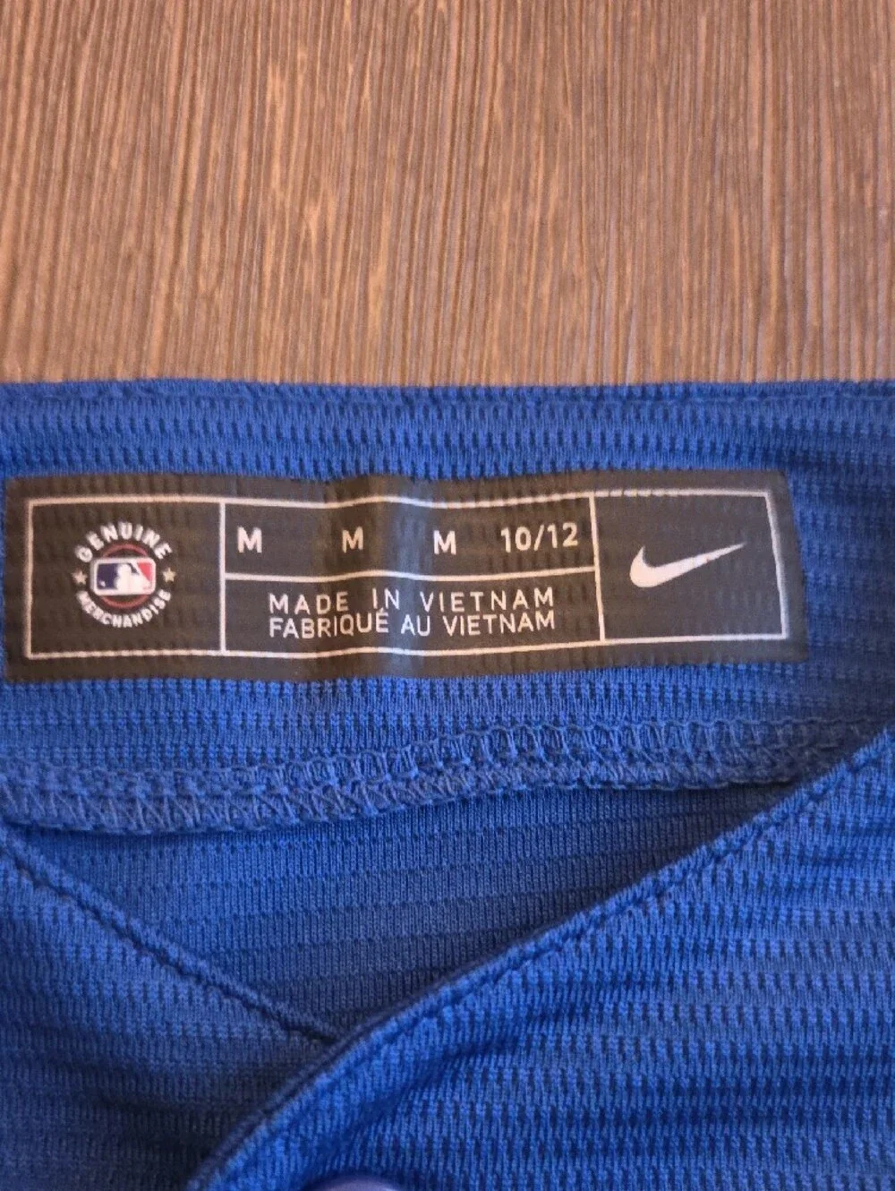 Nike Kids Chicago Cubs Blue Button-Up Baseball Jersey Contreras #40 Sz Medium